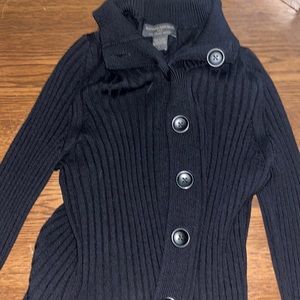 Banana Republic Black Button Up Cardigan